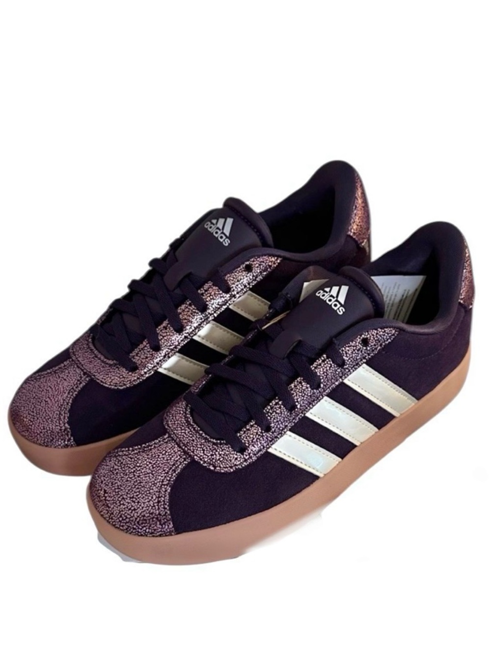 Adidas VL Court Sneakers JS3485 Purple Size 5 Youth New in Box!